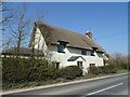 Thatched cottage on the B3390