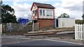 Frisby signal box and Washstones Lane level crossing