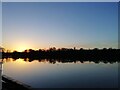 A Winter Sunset at Carr Mill Dam