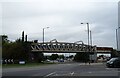 Railway bridge over A19