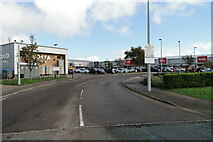 TM5393 : Entrance to the North Quay Retail Park by Adrian S Pye