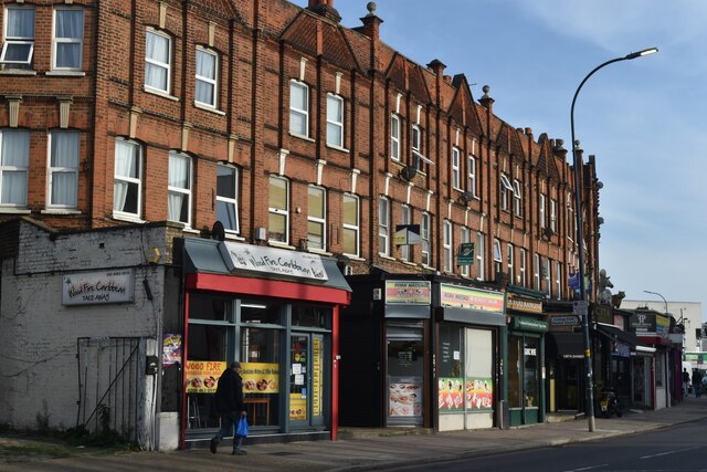 Shops On Lee High Road © David Martin Geograph Britain And Ireland