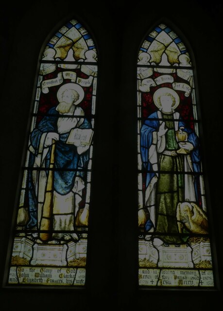 St. Swithin, Compton Bassett: stained glass window (iv)
