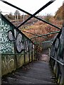 Footbridge & railway, Upperby