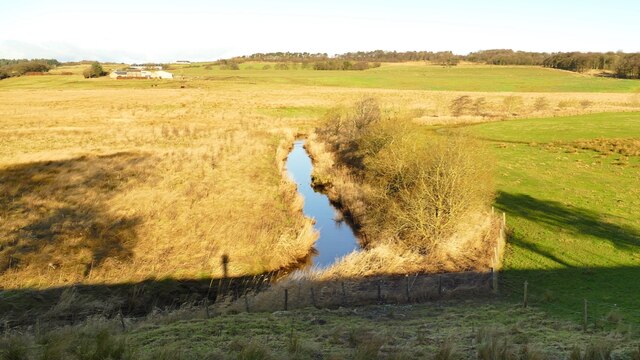 River Avon from the disused Slamannan to  Bo'ness line