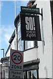 SE3171 : Signs on Old Market Place by Gerald England