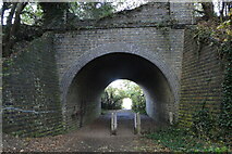 TM5496 : The bridge and the Leisure Way footpath by Adrian S Pye