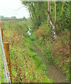 Drainage channel near Weston Industrial Estate