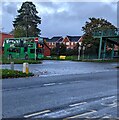 ST3091 : Green double-decker bus, Russell Drive, Malpas, Newport by Jaggery