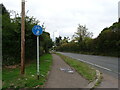 Dual use path beside Clapham Road