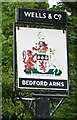 Sign for the Bedford Arms