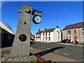 The Jim Clark Memorial Clock, Chirnside, Scottish Borders