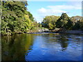 Whiteadder Water looking downstream from Preston Bridge, near Preston