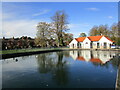 Model boating pool, Wyndham Park, Grantham