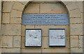 G8002 : Boyle Courthouse (2) - plaque, Bridge Street, Boyle, Co. Roscommon by P L Chadwick