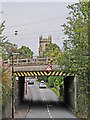 Railway bridge in Little Haywood in Staffordshire