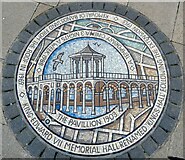 TR1768 : Mosaic panel by the Clock Tower, Herne Bay by pam fray