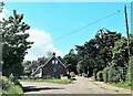 Carol Cottages at junction of Station Road and Burgh Hill, Hurst Green