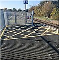 8-10 Car Stop sign, Wareham station, Dorset