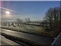 Brough Castle from A66 bridge