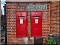 Postboxes at Thetford