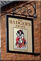 Sign for the Badgers Arms