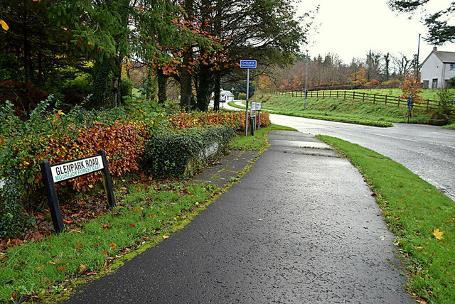 Bend along Glenpark Road, Mountjoy Forest East Division