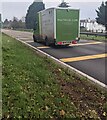 Waitrose home delivery van on the A40, Dixton