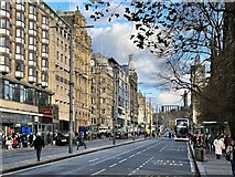 NT2573 : Princes Street, Edinburgh by Andrew Abbott