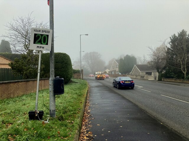 Your speed sign, Hospital Road, Omagh