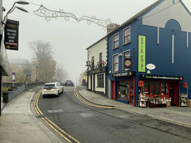 Misty in Bridge Street, Omagh