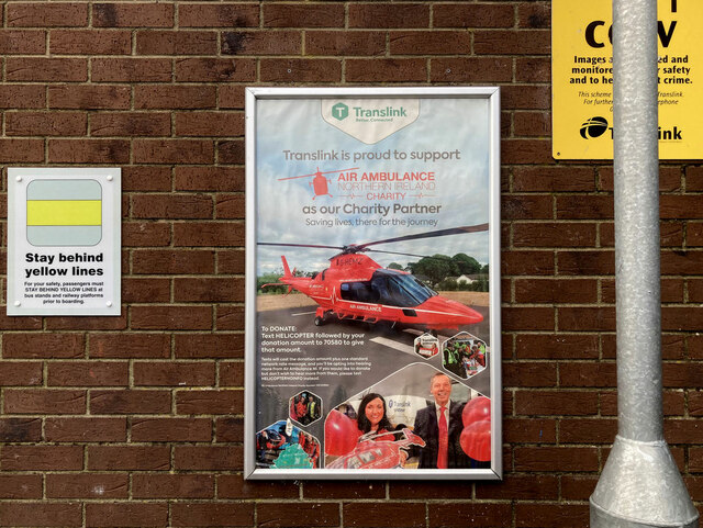 Air Ambulance poster, Omagh