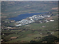 Glengarnock bonded warehouses from the air