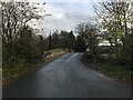 Minor road crossing Gubberford Bridge