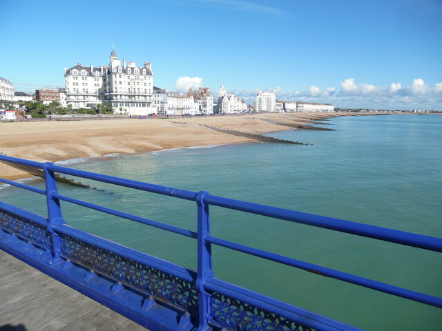 View towards Marine Parade from Eastbourne Pier