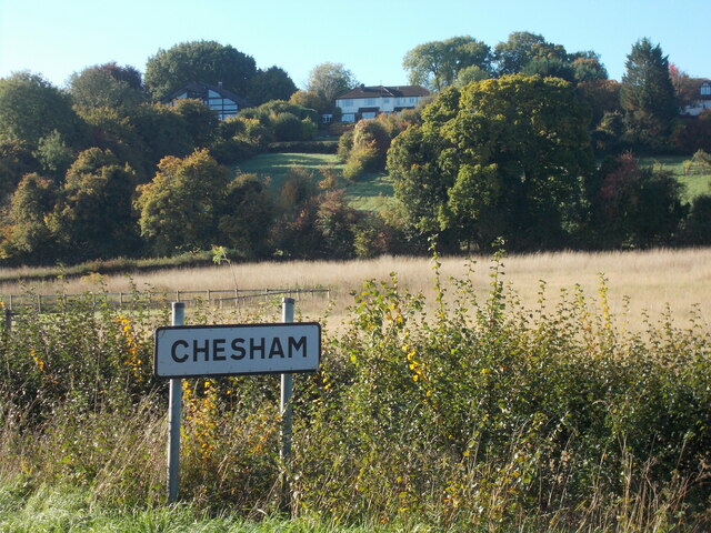 Chesham sign at Asheridge Road
