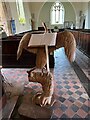 TQ6509 : Heron lectern in Wartling church by Jonathan Hutchins