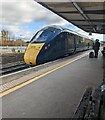 Cheltenham Spa train at platform 1, Gloucester station