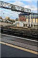 Signal gantry, Gloucester station