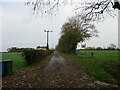TA1349 : Access  road  to  Moor  House  farm by Martin Dawes