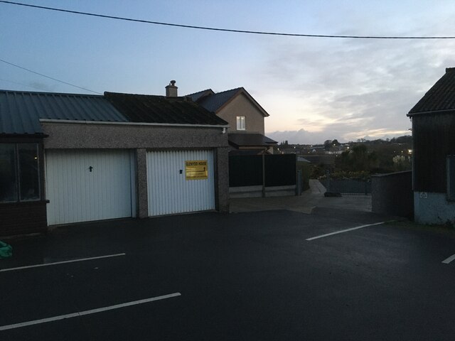 Parking and garages at Glenydd House, Llangefni