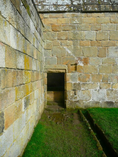 Entrance to a latrine, Mount Grace Priory