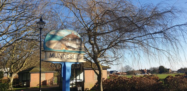 Mundesley Village Sign, Norfolk