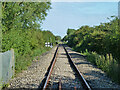 Dungeness branch line towards Dungeness