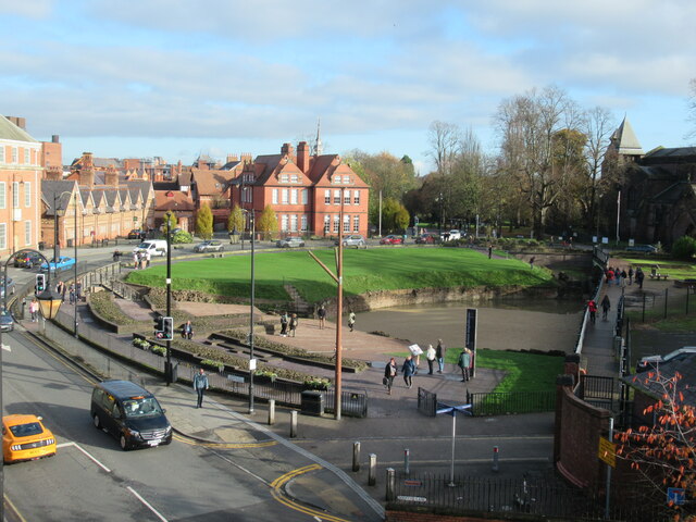 The Roman Amphitheatre from the City Walls