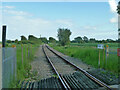 Dungeness branch line towards Dungeness