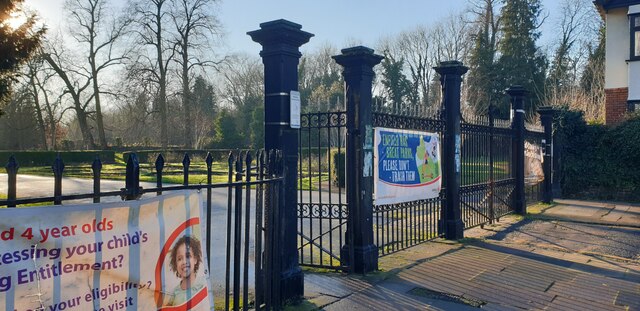Gate to Enfield Town Park