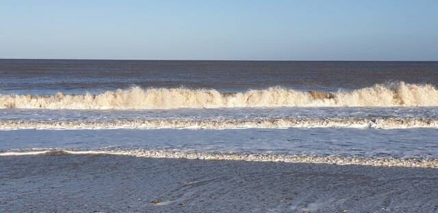 Breaking Waves, Mundesley, Norfolk