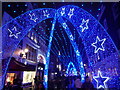 TQ2881 : Christmas lights in South Molton Street by Marathon