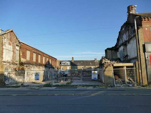 Demolition site on Queen’s Road © Stephen Craven :: Geograph Britain ...